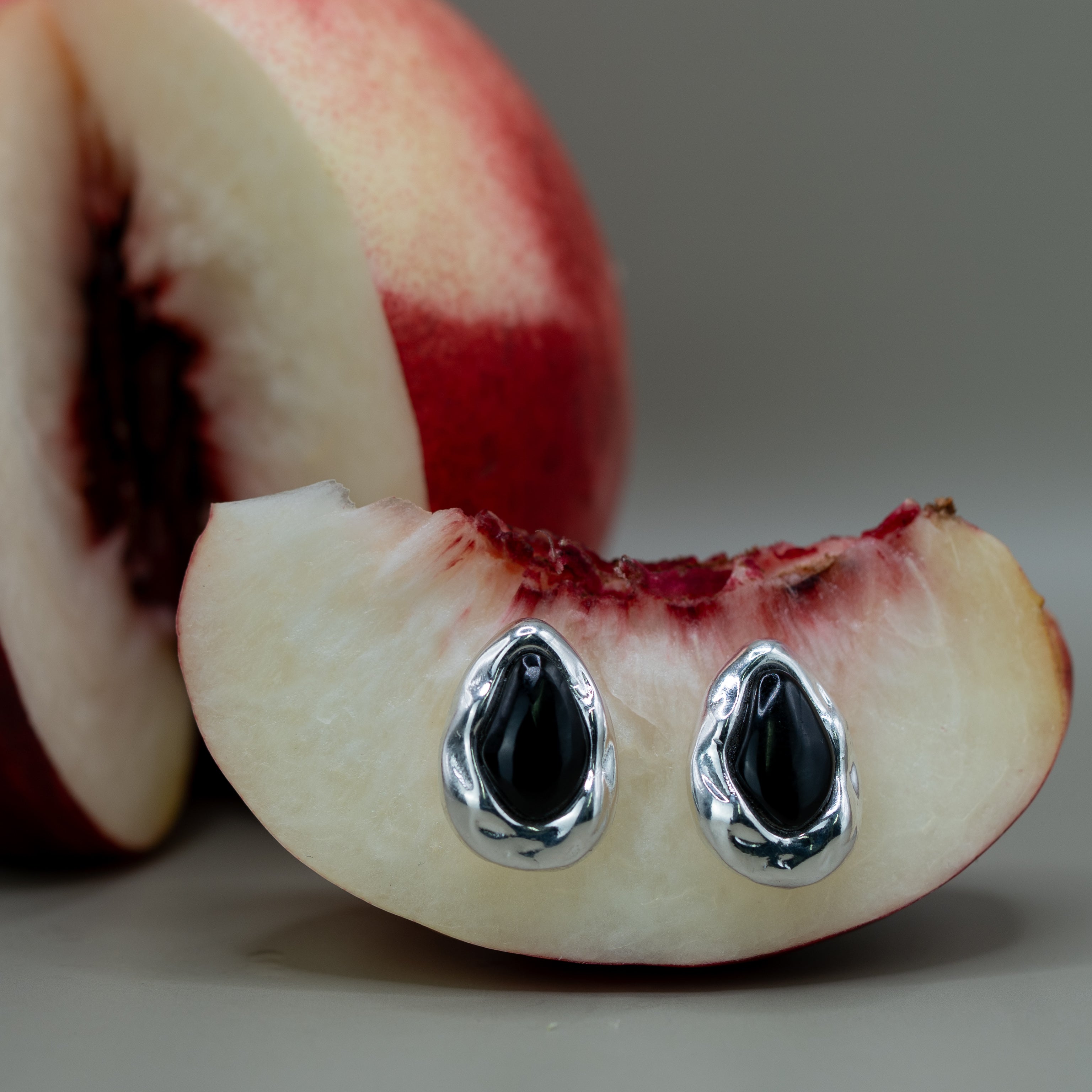 Onyx Ohrringe – 18K Vergoldet oder Versilbert, Nickel Frei