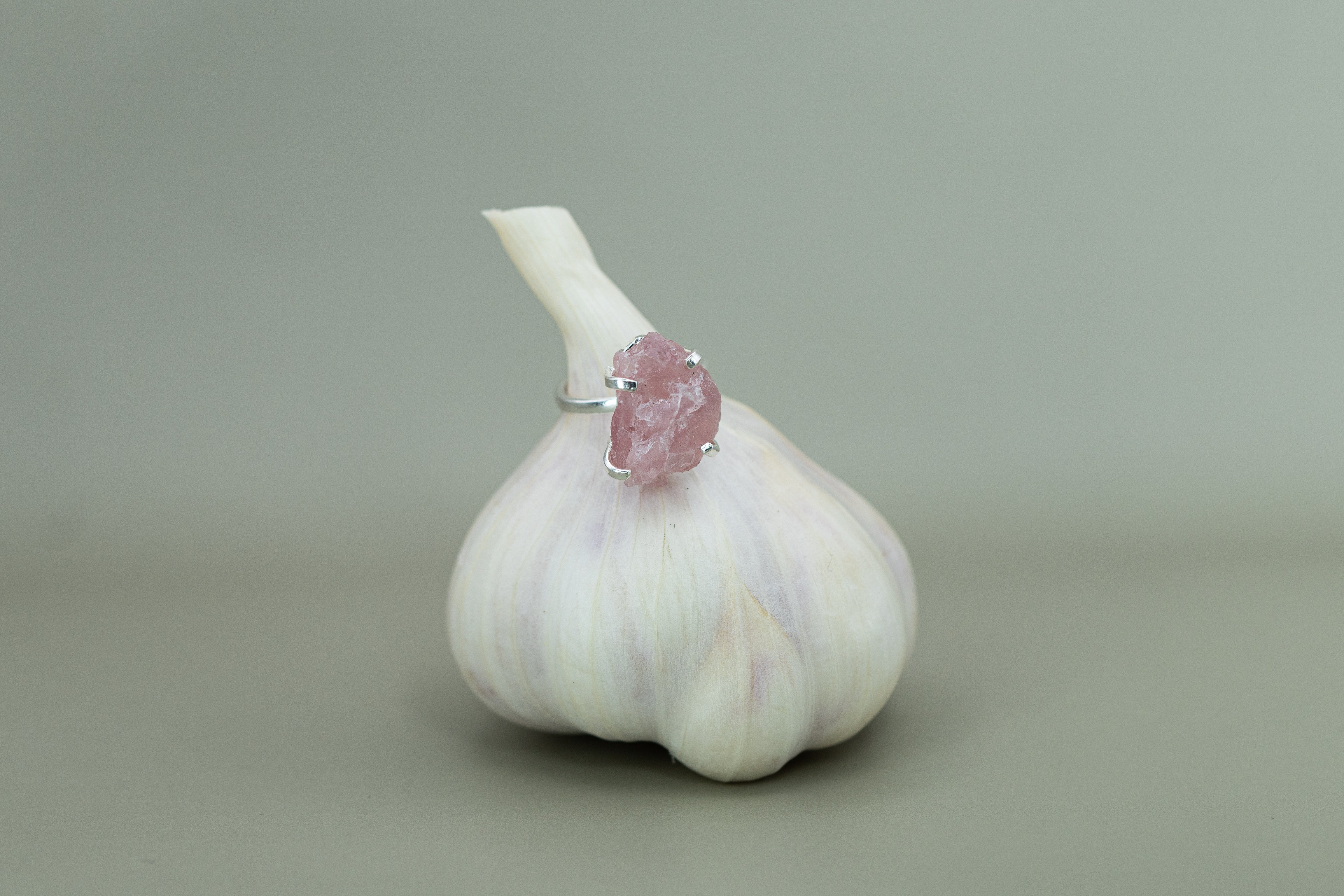 Erdbeer Quarz Ring – 18K Vergoldete oder Versilberte Fassung, Nickel Frei