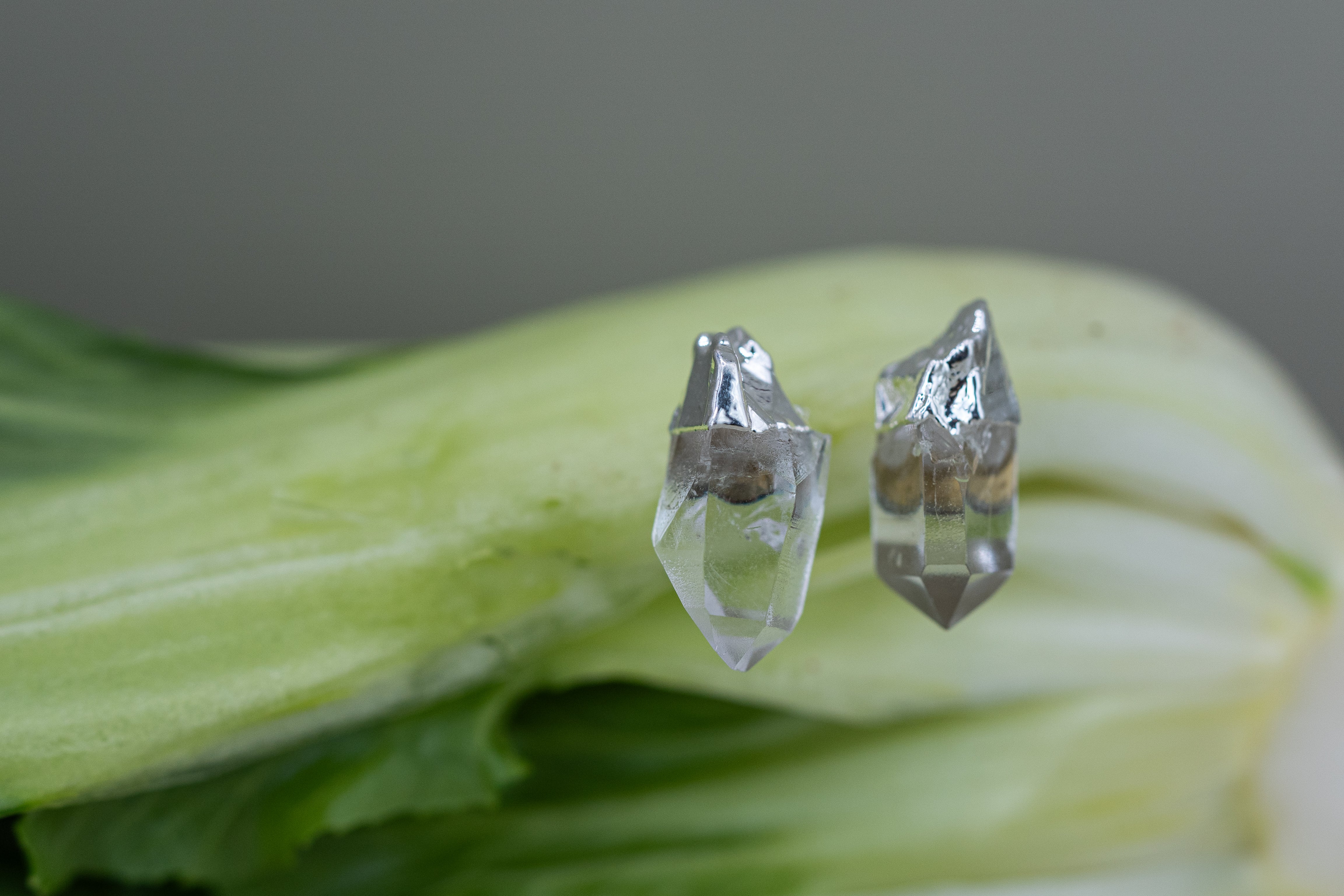 Bergkristall Ohrringe – 18K Vergoldet oder Versilbert, Nickel Frei