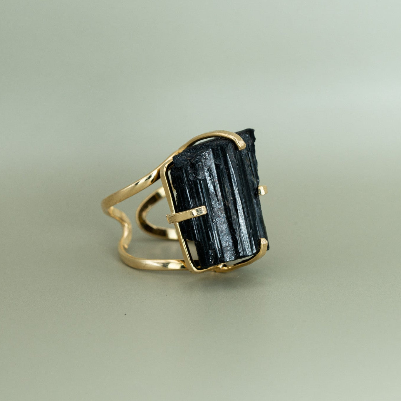 Black Tourmaline Ring