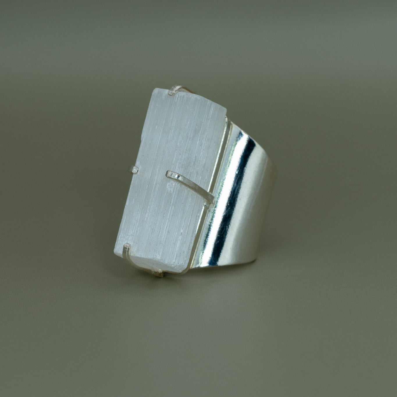 Selenite Ring 