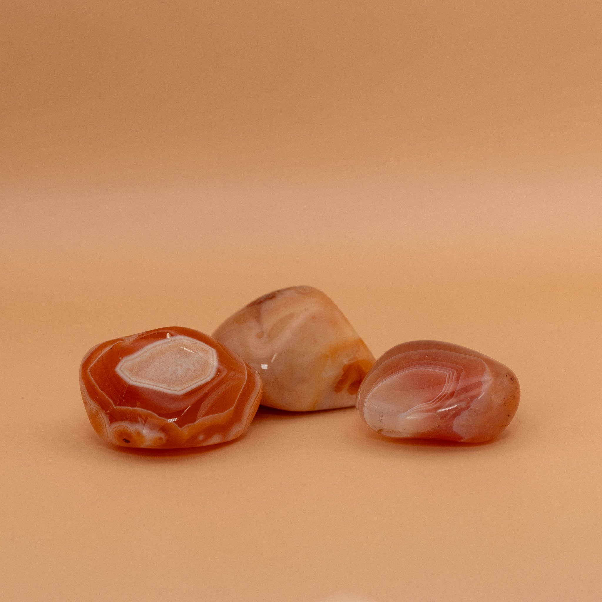 Karneol Trommelstein – ca. 3x5 cm